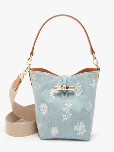 Longchamp Le roseau denim Longchamp Blauw
